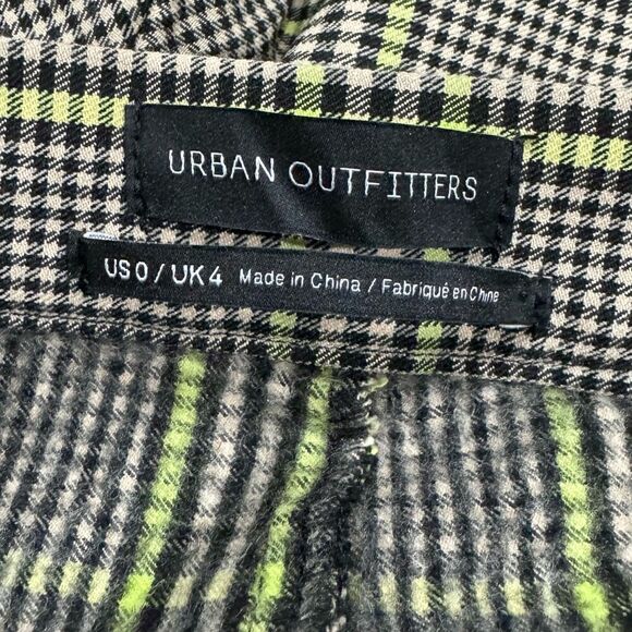 Urban Outfitters Plaid Kick Boot Pants Women’s 0 - Picture 3 of 4